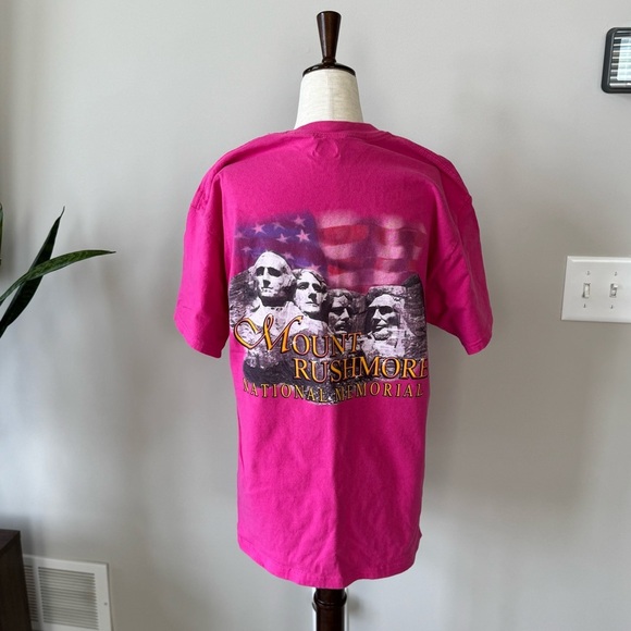 Harley Davidson 70th Anniversary Sturges Pink Graphic T-Shirt with Eagle Design - Picture 7 of 7